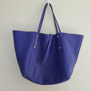 Annabel Ingall Isabella Large Leather Tote Purple